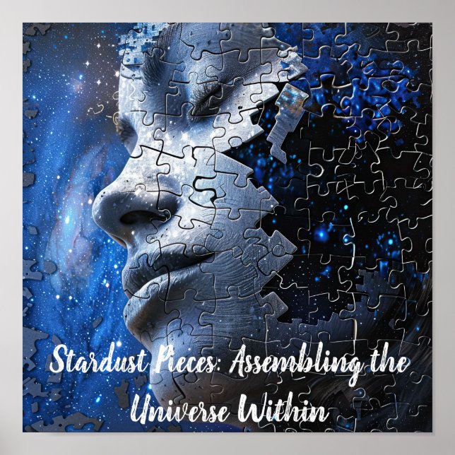 Póster Rompecabezas de las reflexiones estelares (Frente)