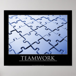 Póster Rompecabezas de negocios - Poster