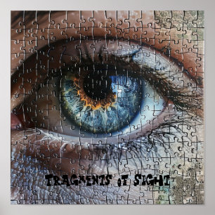 Póster Rompecabezas de ojos irlandeses