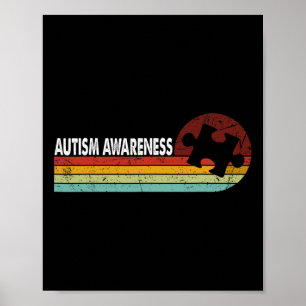 Póster Rompecabezas del Mes de Conciencia del Autismo Vin