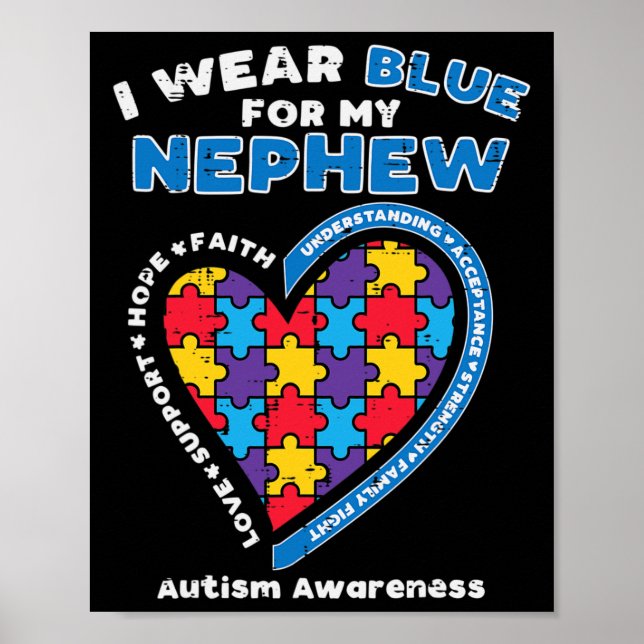 Póster Rompecabezas, llevo familia de concientización sob (Frente)