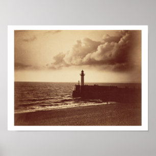 Póster Rompeolas en Sete, c.1855 (impresión del albumen