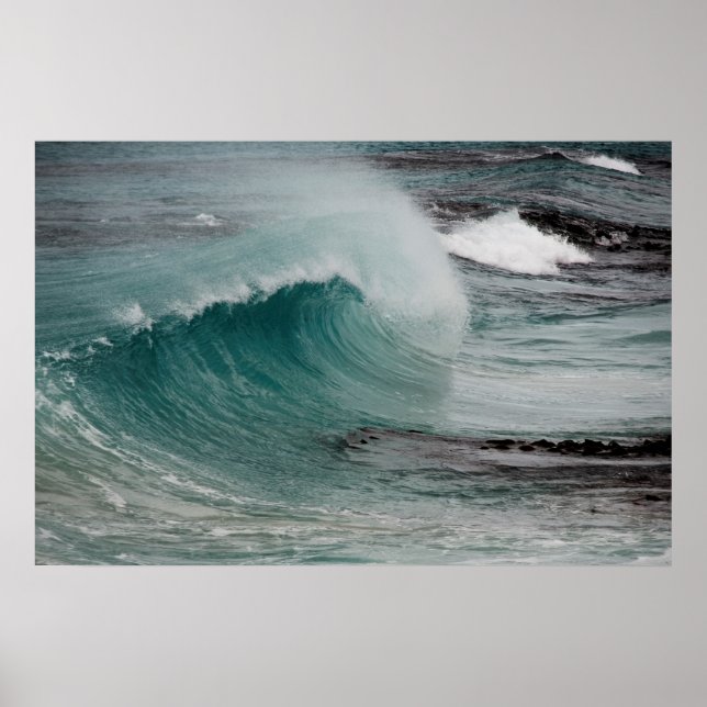 Póster Rompeolas en Tasmania (Frente)