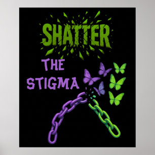 Póster Romper el Estigma - Salud Mental
