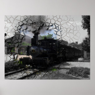 Póster Romper el tren