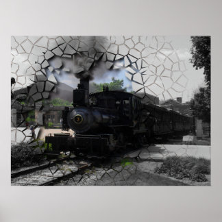 Póster Romper el tren