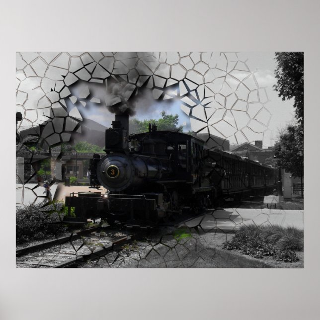 Póster Romper el tren (Frente)