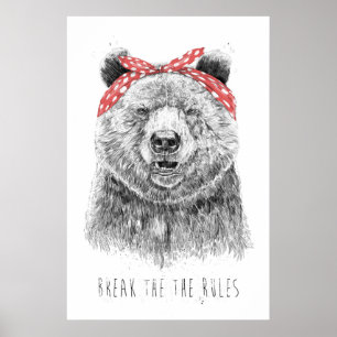 Póster Romper las reglas