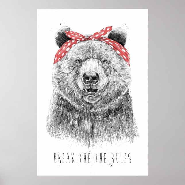Póster Romper las reglas (Frente)