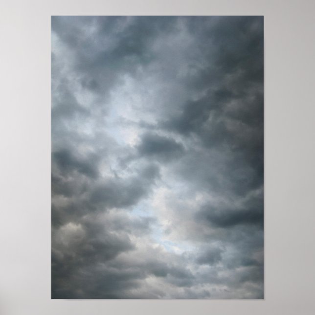 Póster Rompiendo nubes de tormenta (Frente)