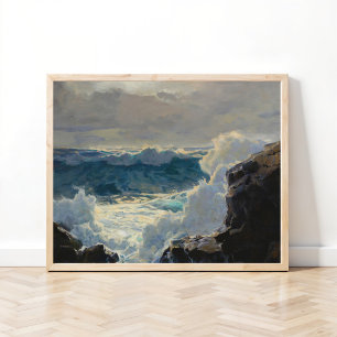 Póster Rompiendo ondas