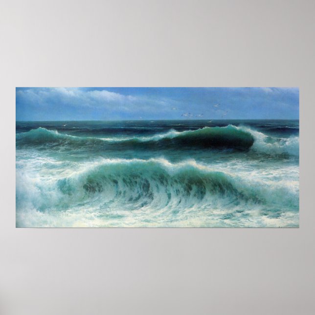 Póster Rompiendo ondas (Frente)