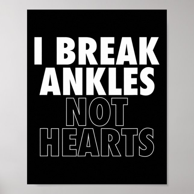 Póster Rompo Ankles No Corazones Bysketbyll (Frente)