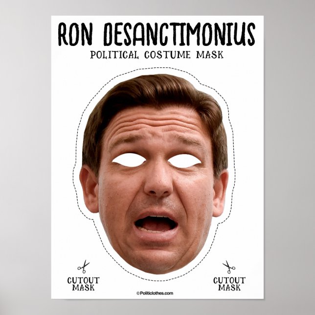 Póster Ron Desanctimonious Costume Mask (Frente)