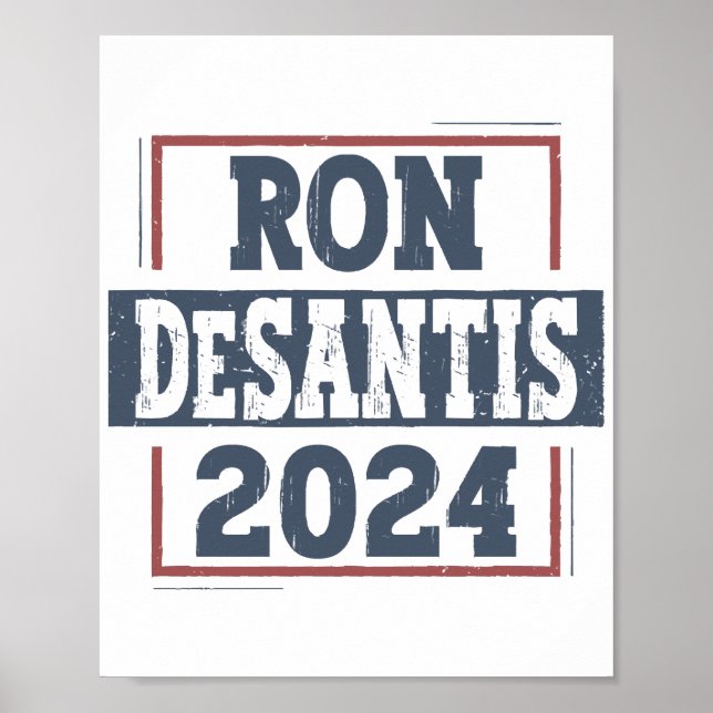 Póster Ron DeSantis 2024 (Frente)