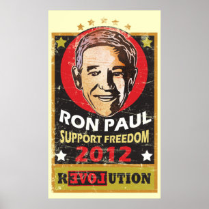 Póster Ron Paul 2012
