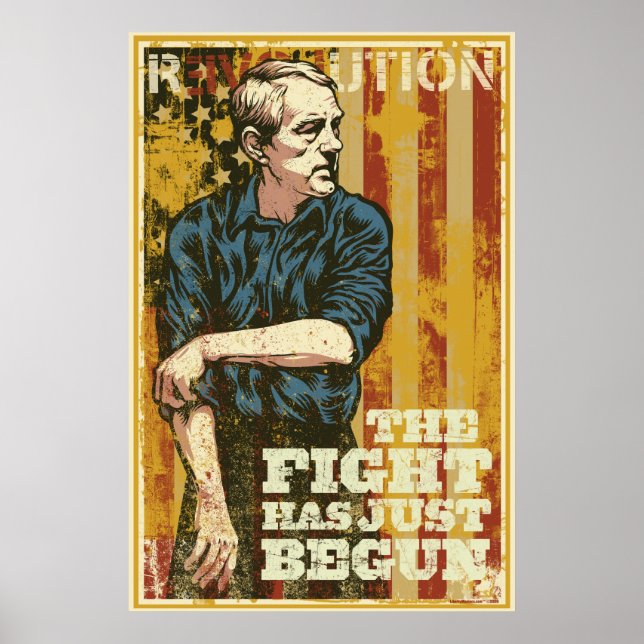 Póster Ron Paul La Lucha Acaba De Comenzar Poster (Frente)