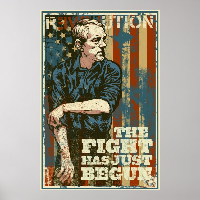 Póster Ron Paul La Lucha Acaba De Comenzar Poster (Frente)