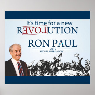 Póster Ron Paul para Presidente