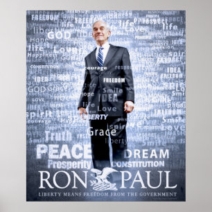 Póster Ron Paul para siempre