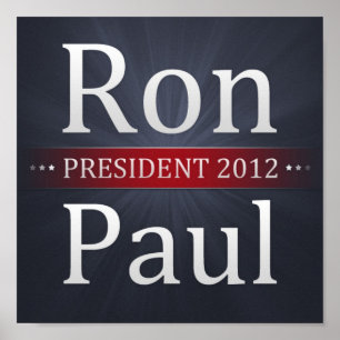 Póster Ron Paul, Poster de la campaña presidencial 2012
