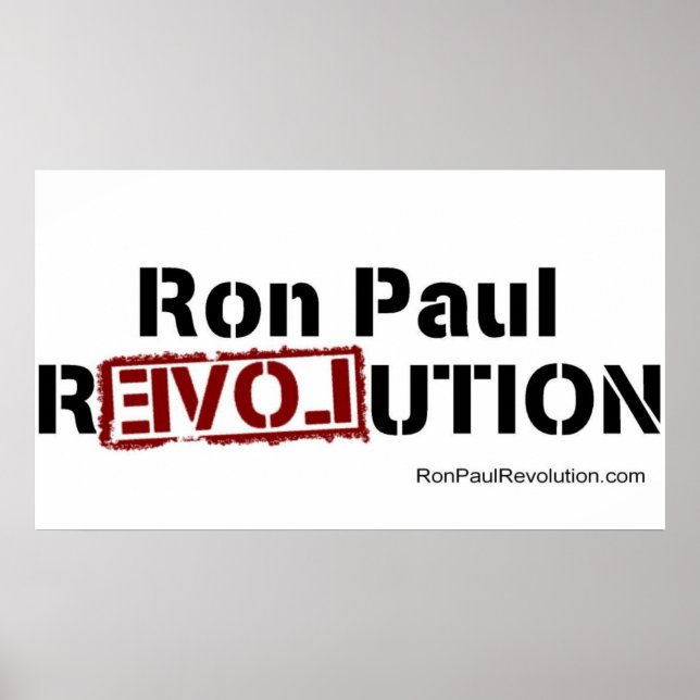 Póster Ron Paul Revolution (Frente)