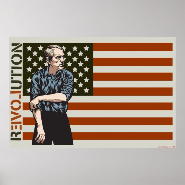 Póster Ron Paul Revolution Poster (Frente)