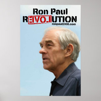 Póster Ron Paul Revolution Poster