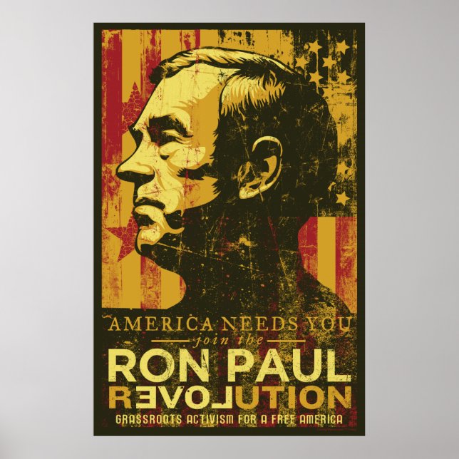 Póster Ron Paul Revolution Poster (Frente)