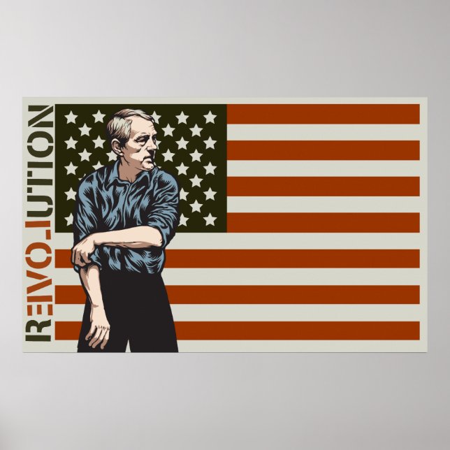 Póster Ron Paul Revolution Poster (Frente)