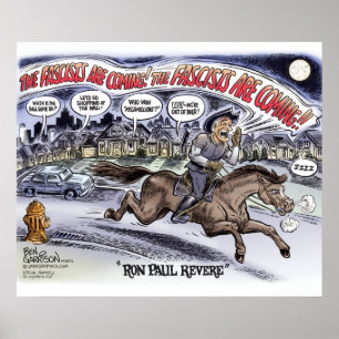 Póster Ron Paul venera el poster