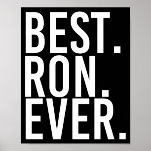 Póster Ron siempre divertidos hombres idea de regalo del 