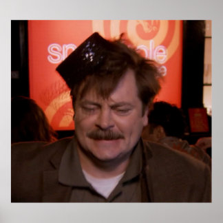 Póster Ron Swanson Dancing