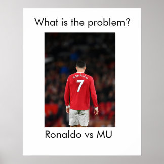 Póster Ronaldo vs MU