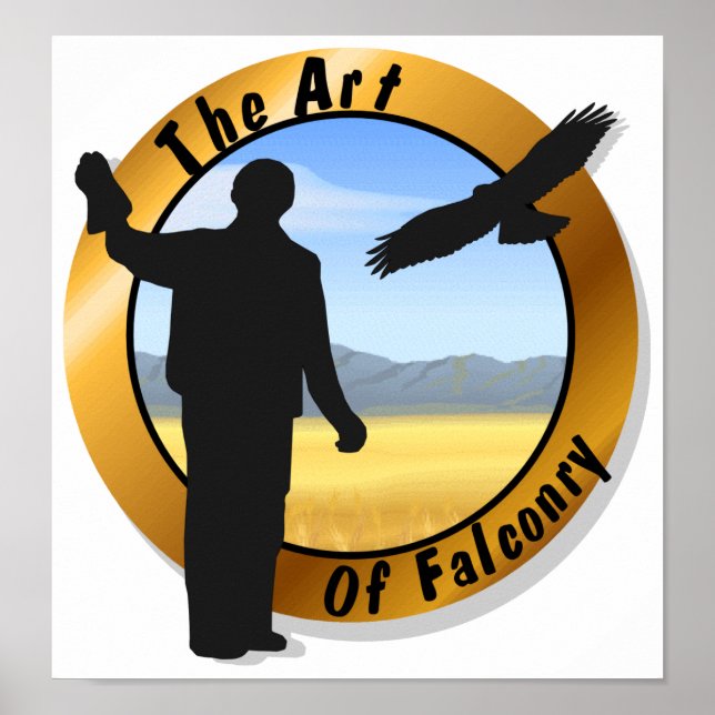 Póster Ronda de medallón de Falconer (Frente)