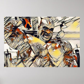 Póster Ronnie Coleman, edición de Kadinsky