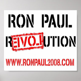 Póster RONPAULRevolution