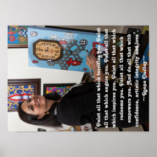 PÓSTER ROOPA DUDLEY ART QUOTE