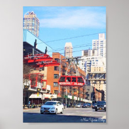 Póster Roosevelt Island Tram Poster