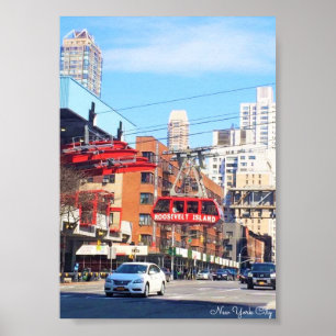 Póster Roosevelt Island Tram Poster