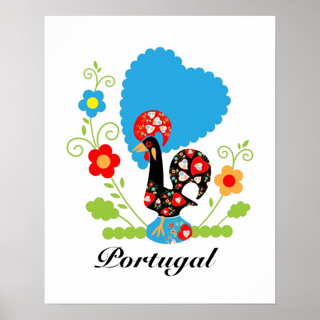 Póster Rooster de Portugal