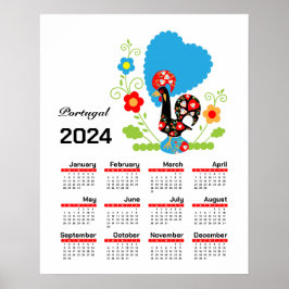 Póster Rooster de Portugal