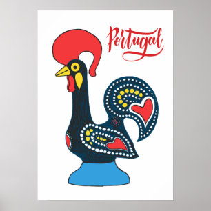 Póster Rooster de Portugal