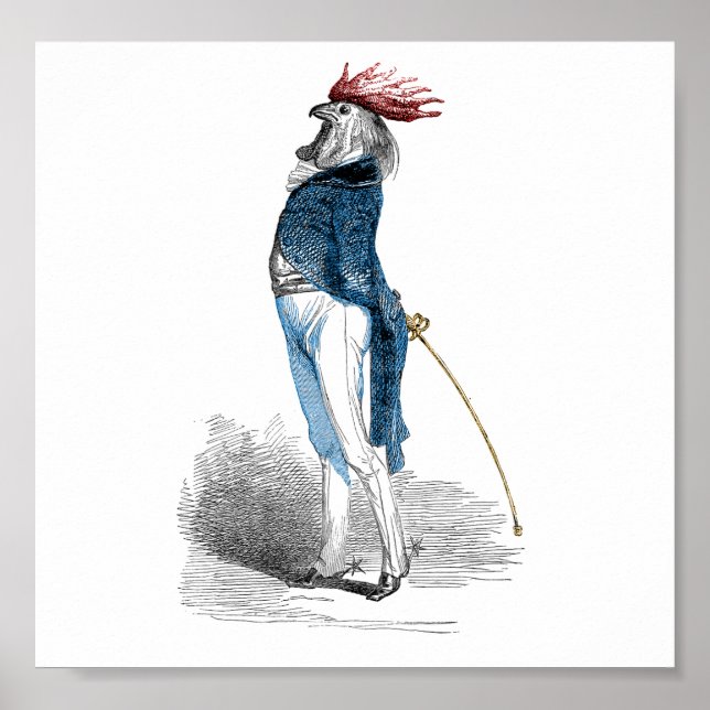 Póster Rooster Gentleman (Frente)