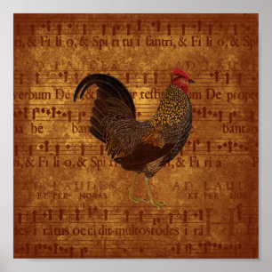 Póster Rooster musical