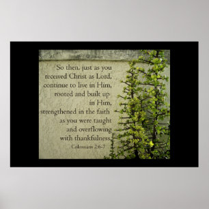 Póster Rooted in Faith Poster