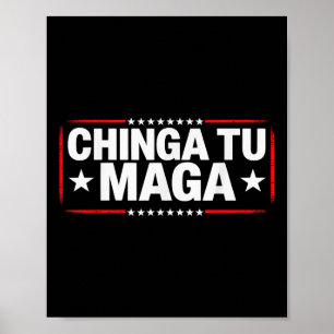 Póster Ropa Anti- Protesta Chinga Tu Declaración