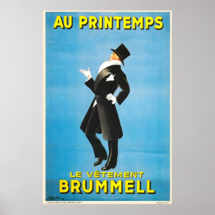 Póster Ropa Brummell en la Moda Masculina de Primavera