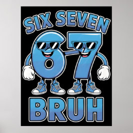 Póster Ropa con el meme divertido de la jerga retro "Bruh