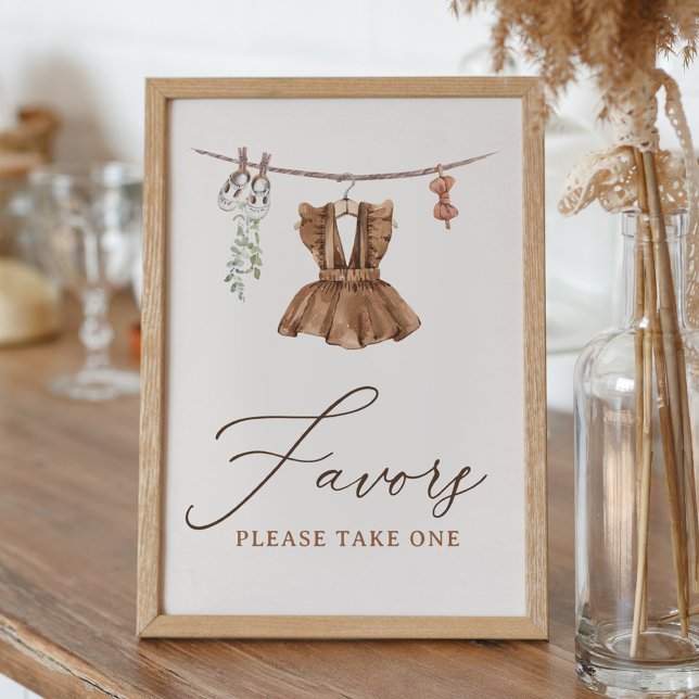 Póster Ropa de bebé boho niña regalos para baby shower se (Subido por el creador)